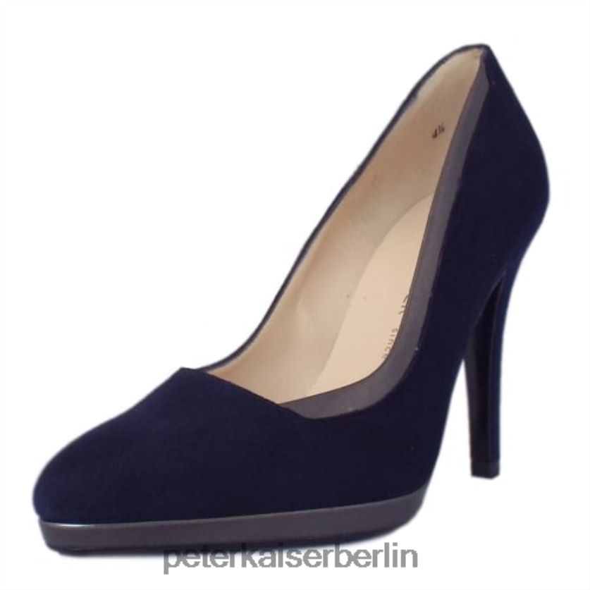 8V264D189 Peter Kaiser Elegante Pumps mit hohem Absatz von Hetlin marineblaues Wildleder Frauen Schuhwerk