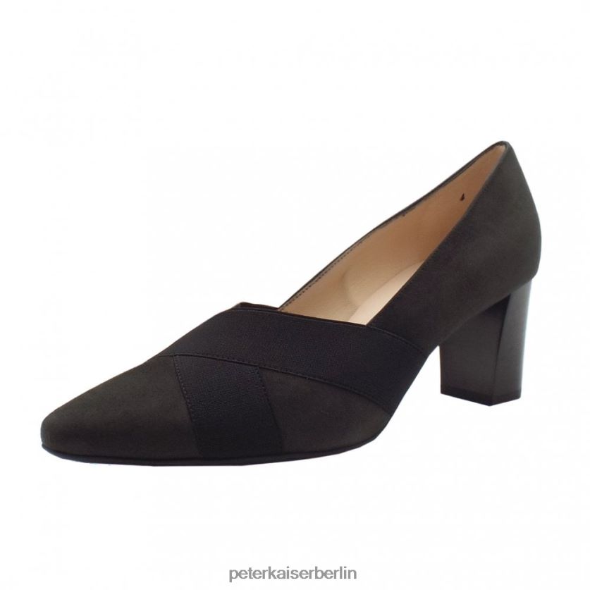 8V264D105 Peter Kaiser Mea Pumps mit mittelhohem Absatz Carbon-Wildleder Frauen Schuhwerk