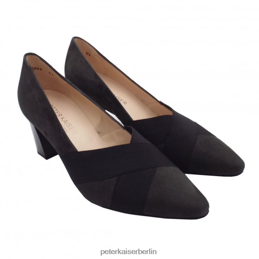 8V264D105 Peter Kaiser Mea Pumps mit mittelhohem Absatz Carbon-Wildleder Frauen Schuhwerk
