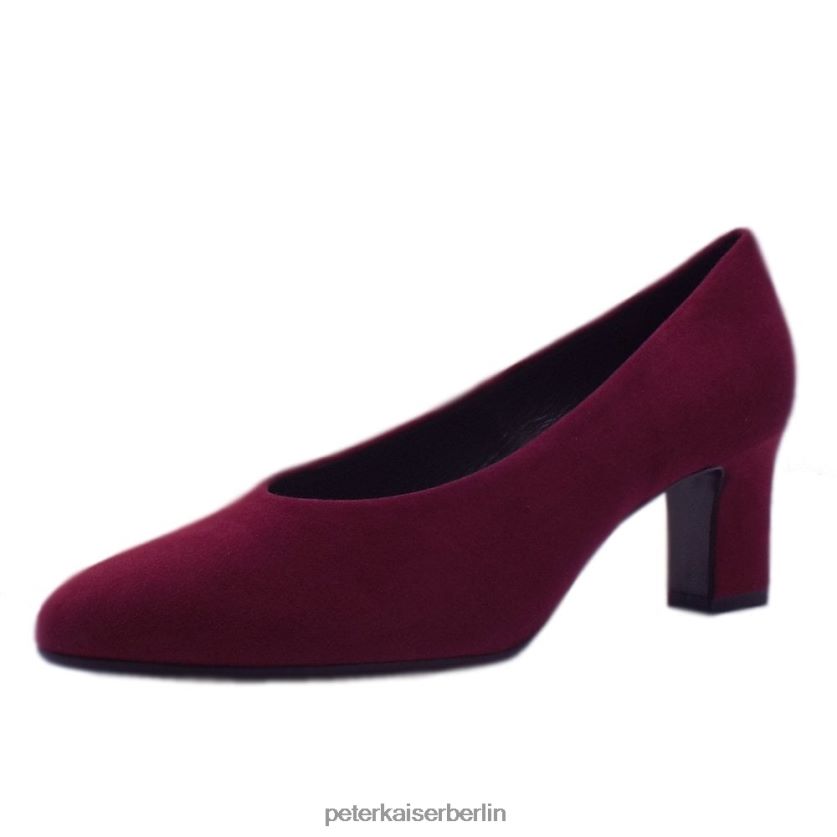 8V264D10 Peter Kaiser Mahirella klassische Pumps mit mittelhohem Absatz Marmelade Wildleder Frauen Schuhwerk