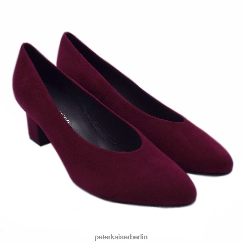 8V264D10 Peter Kaiser Mahirella klassische Pumps mit mittelhohem Absatz Marmelade Wildleder Frauen Schuhwerk