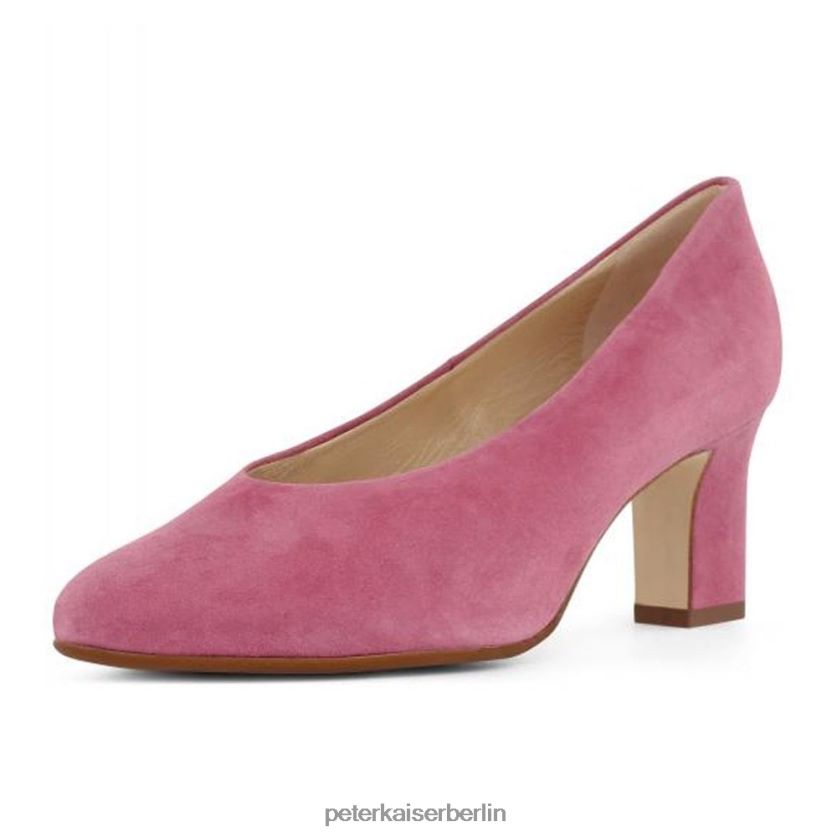 8V264D12 Peter Kaiser Mahirella klassische Pumps mit mittelhohem Absatz Cassis-Wildleder Frauen Schuhwerk