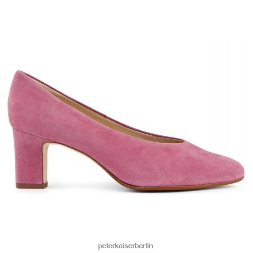 8V264D12 Peter Kaiser Mahirella klassische Pumps mit mittelhohem Absatz Cassis-Wildleder Frauen Schuhwerk