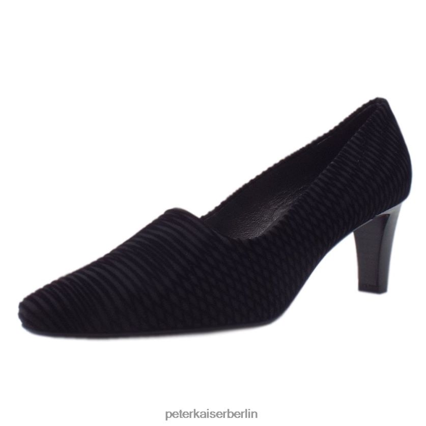 8V264D156 Peter Kaiser Mova klassische Pumps mit mittelhohem Absatz schwarzer Nico Frauen Schuhwerk