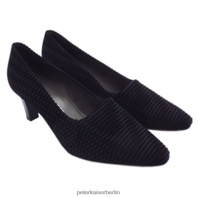 8V264D156 Peter Kaiser Mova klassische Pumps mit mittelhohem Absatz schwarzer Nico Frauen Schuhwerk