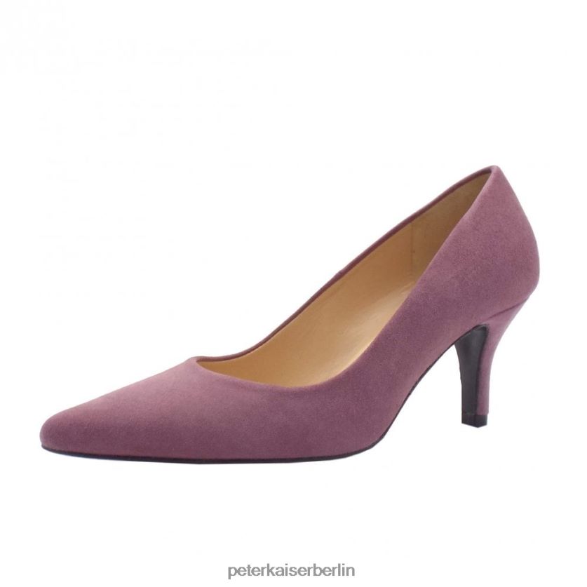 8V264D16 Peter Kaiser Klassischer Janella-Pumps mit mittelhohem Absatz Woodrose-Wildleder Frauen Schuhwerk