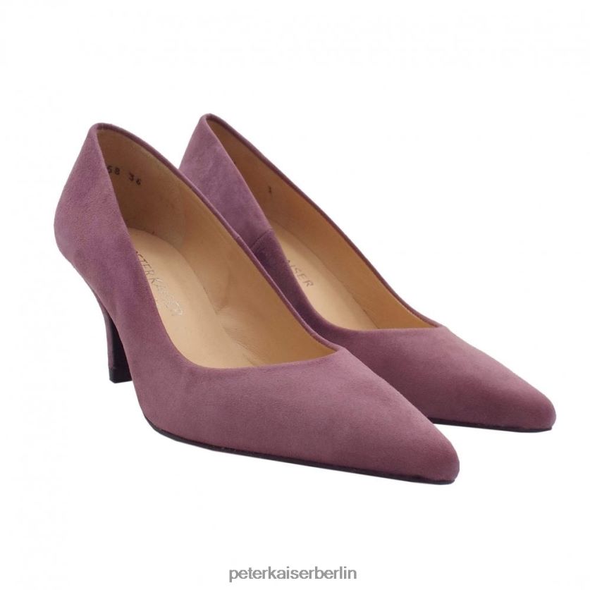 8V264D16 Peter Kaiser Klassischer Janella-Pumps mit mittelhohem Absatz Woodrose-Wildleder Frauen Schuhwerk