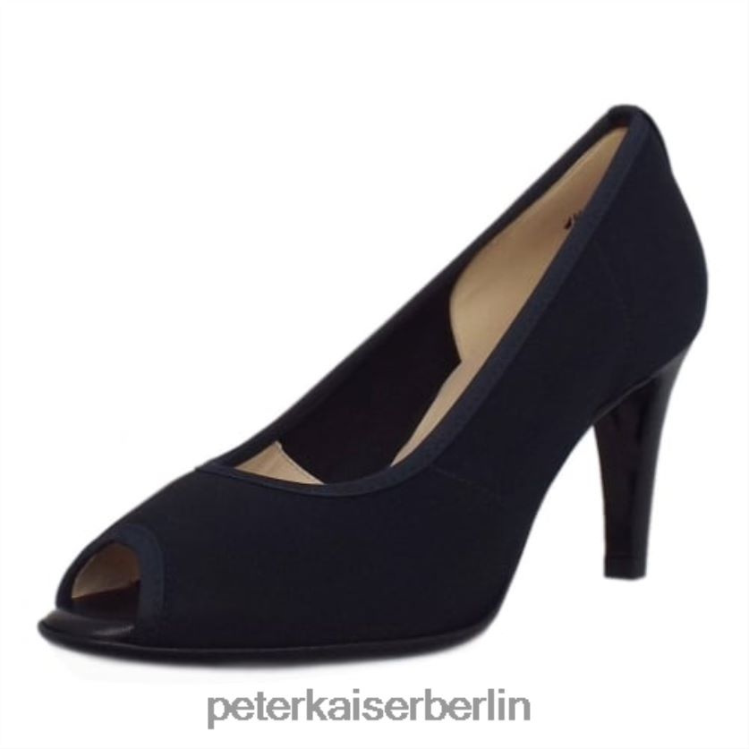 8V264D227 Peter Kaiser Sibylle klassische Peeptoe-Schuhe mit mittlerem Absatz marineblaue Note Frauen Schuhwerk