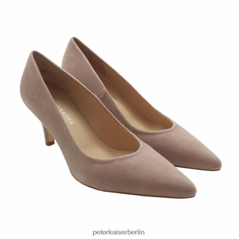 8V264D53 Peter Kaiser Klassischer Janella-Pumps mit mittelhohem Absatz lila Wildleder Frauen Schuhwerk