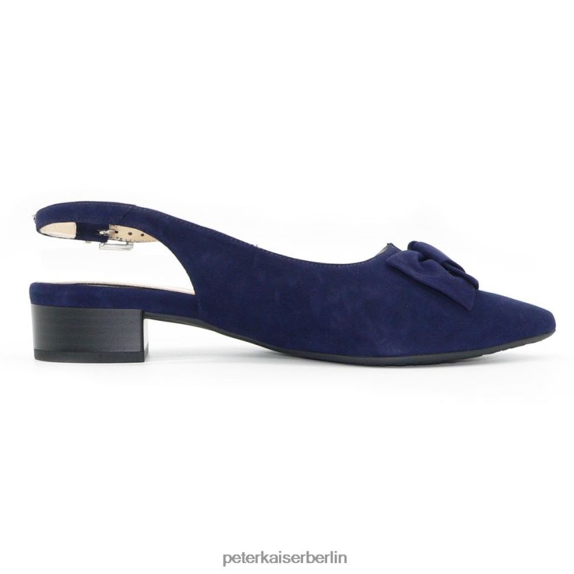 8V264D122 Peter Kaiser Adalia Slingback marineblaues Wildleder Frauen Schuhwerk