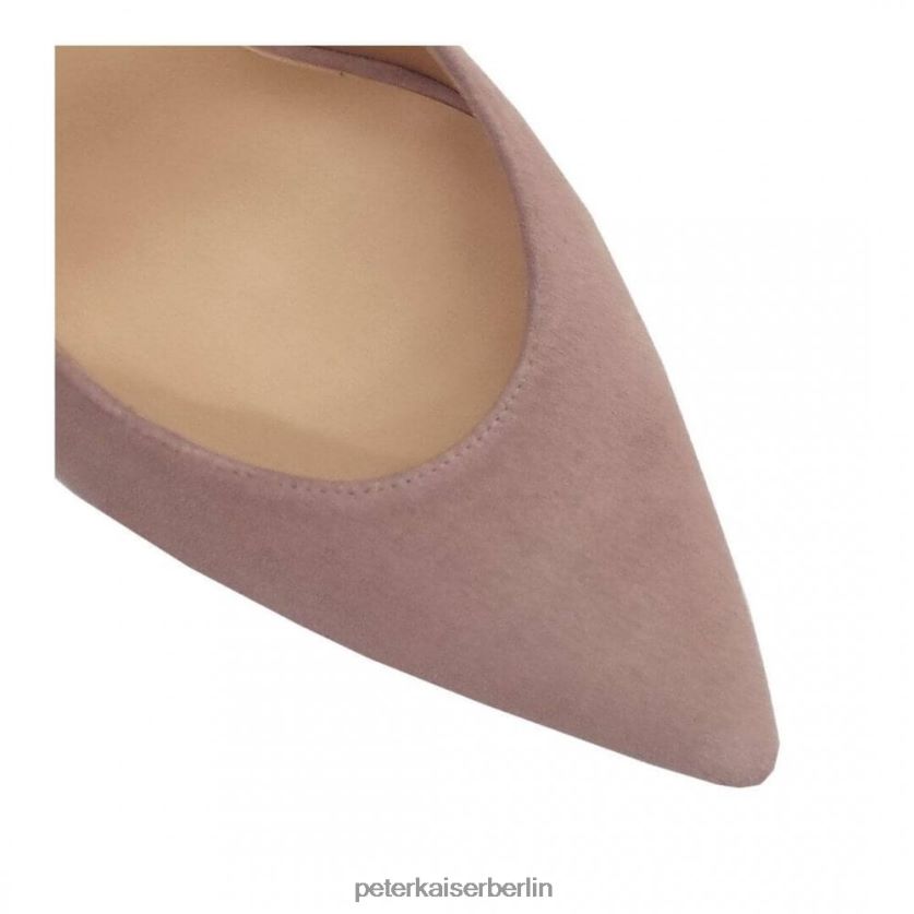 8V264D43 Peter Kaiser Eleganter, weit geschnittener Slingback von Thyra-Pe lila Wildleder Frauen Schuhwerk
