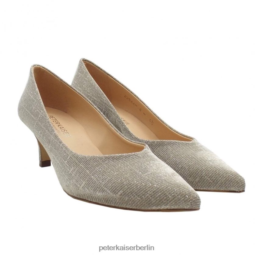 8V264D14 Peter Kaiser Callae Pumps mit niedrigem Absatz Sandschimmer Frauen Schuhwerk