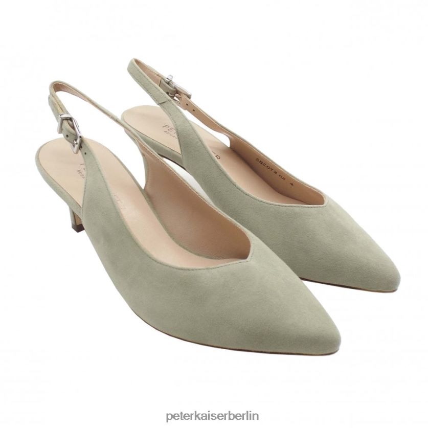 8V264D5 Peter Kaiser Carmi eleganter Slingback mit niedrigem Absatz Yucca-Wildleder Frauen Schuhwerk
