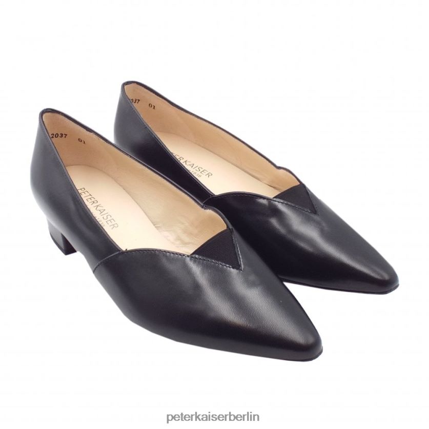 8V264D109 Peter Kaiser Abina-Pumps mit niedrigem Absatz Schwarz Frauen Schuhwerk