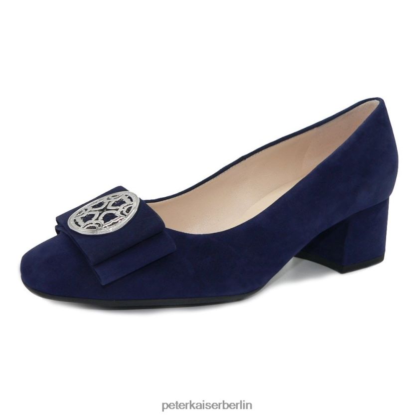 8V264D116 Peter Kaiser Patty-Pumps mit weiter Passform Notte Wildleder Frauen Schuhwerk