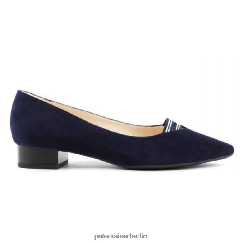 8V264D121 Peter Kaiser Adine-Pumps mit niedrigem Absatz Notte Wildleder Frauen Schuhwerk