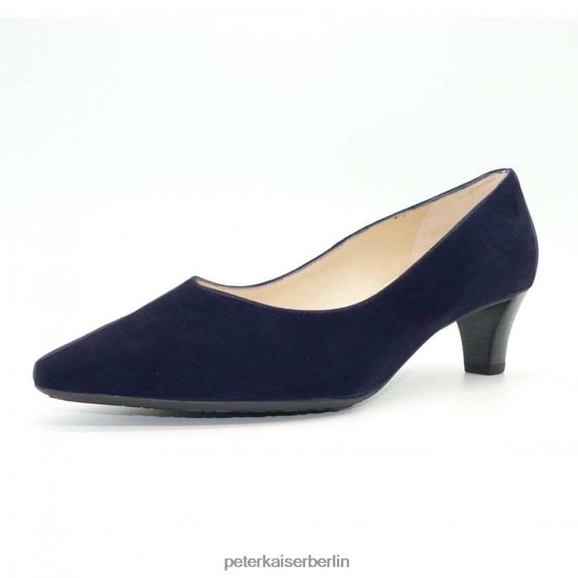 8V264D123 Peter Kaiser Inja Plus Fit klassische Pumps marineblaues Wildleder Frauen Schuhwerk