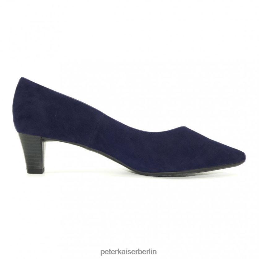 8V264D123 Peter Kaiser Inja Plus Fit klassische Pumps marineblaues Wildleder Frauen Schuhwerk