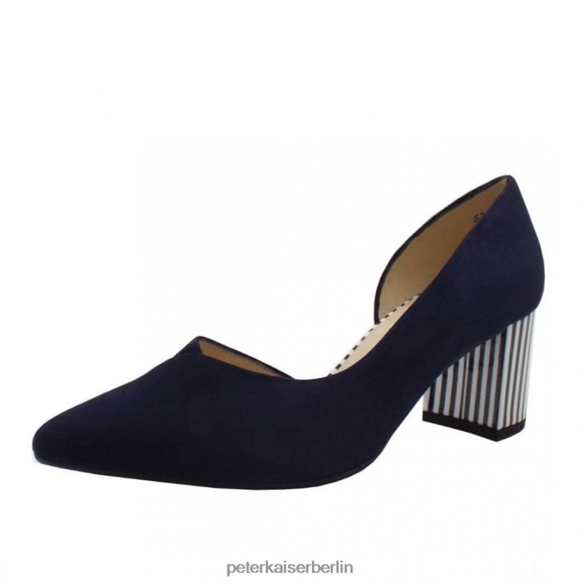 8V264D124 Peter Kaiser Niami Pumps marineblaues Wildleder Frauen Schuhwerk