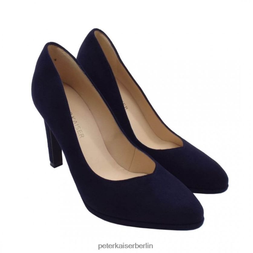 8V264D125 Peter Kaiser Herdi Stiletto-Pumps marineblaues Wildleder Frauen Schuhwerk
