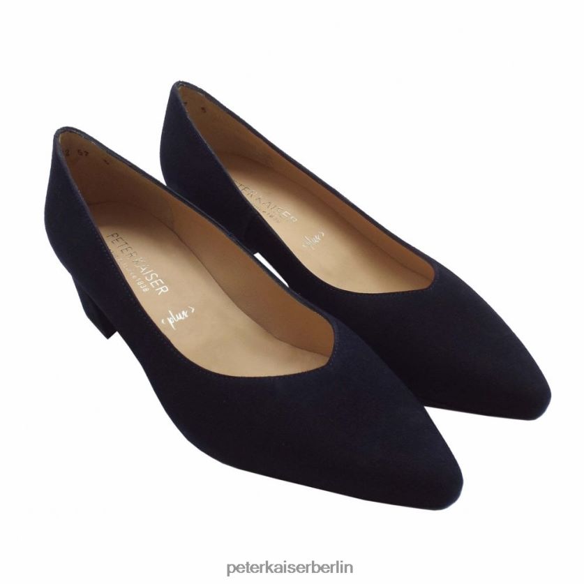 8V264D134 Peter Kaiser Stilvolle Pumps von Selmi marineblaues Wildleder Frauen Schuhwerk