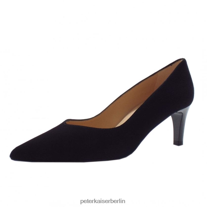 8V264D135 Peter Kaiser Nura klassische Pumps schwarzes Wildleder Frauen Schuhwerk