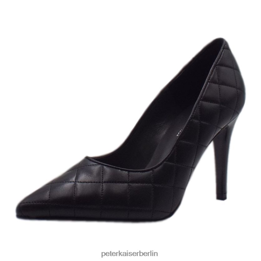 8V264D152 Peter Kaiser Dolores gesteppter Stiletto-Pumps schwarzer Handschuh Frauen Schuhwerk