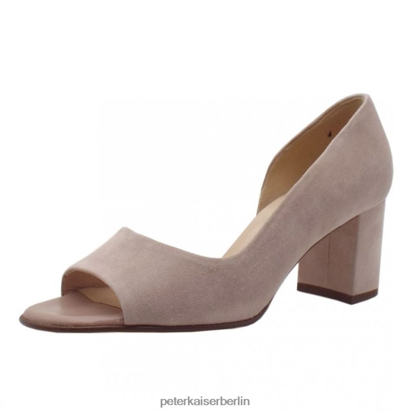 8V264D15 Peter Kaiser Jasmin-Pumps mit offener Zehenpartie lila Wildleder Frauen Schuhwerk