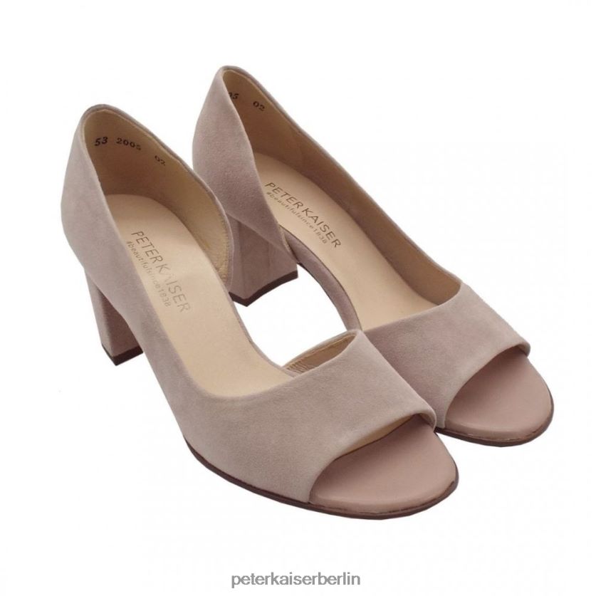 8V264D15 Peter Kaiser Jasmin-Pumps mit offener Zehenpartie lila Wildleder Frauen Schuhwerk