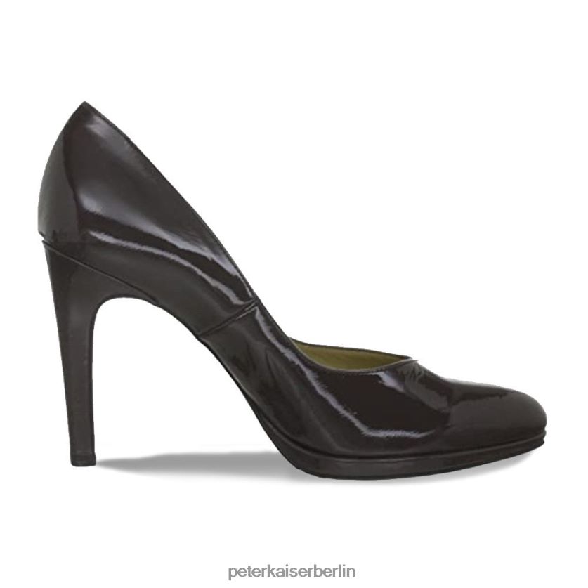 8V264D200 Peter Kaiser Herdi Stiletto-Pumps braunes Lackleder Frauen Schuhwerk