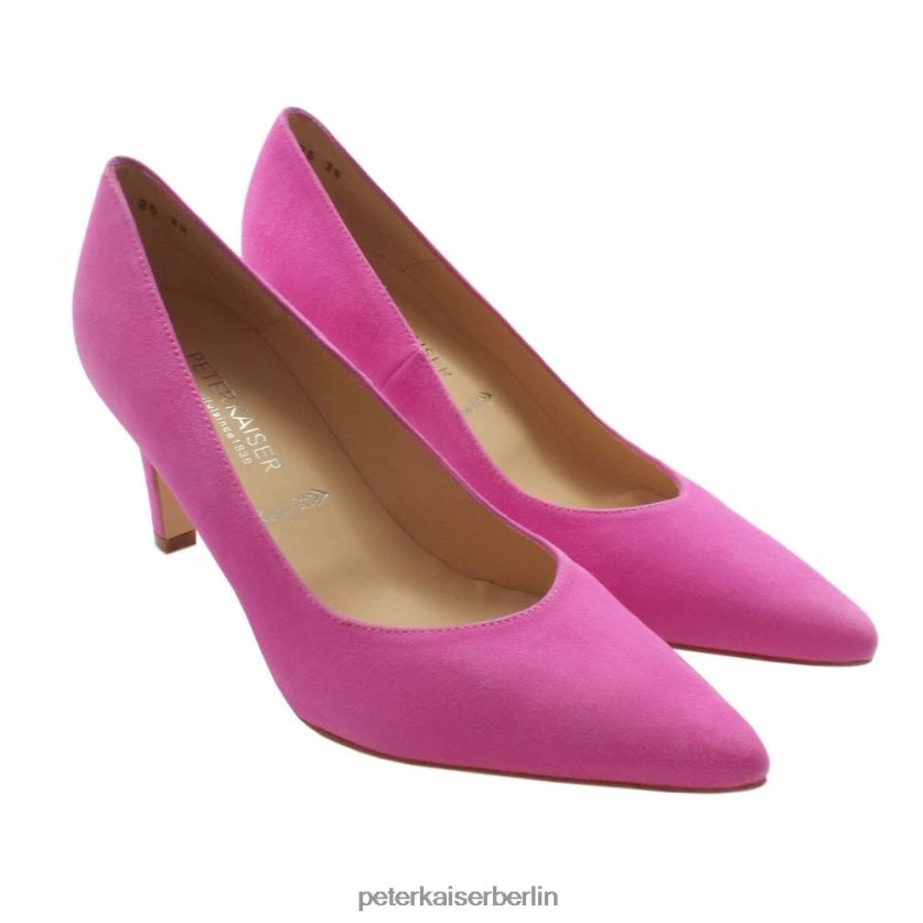8V264D20 Peter Kaiser Telse elegante Pumps aus Wildleder heißes Rosa Frauen Schuhwerk