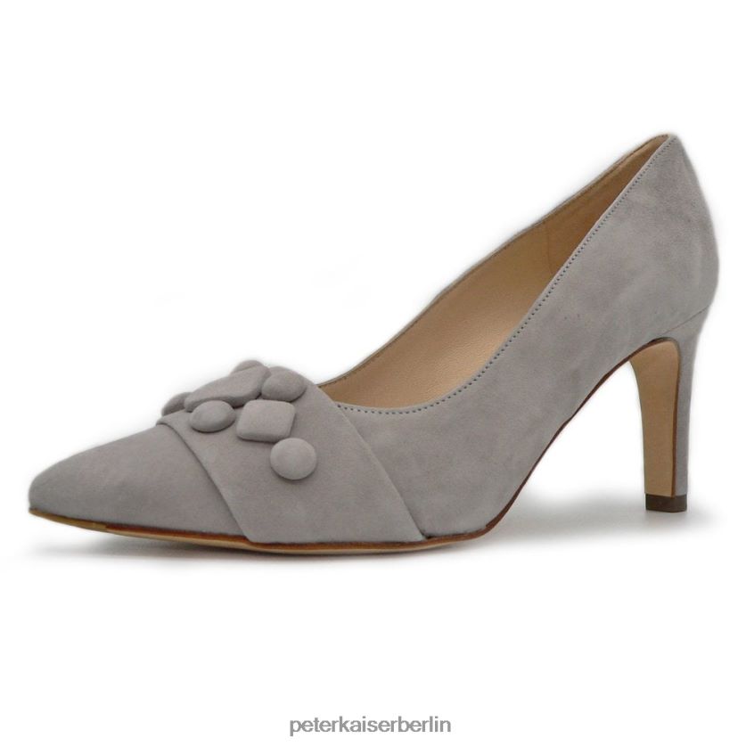 8V264D228 Peter Kaiser Edine-Pumps graues Wildleder Frauen Schuhwerk