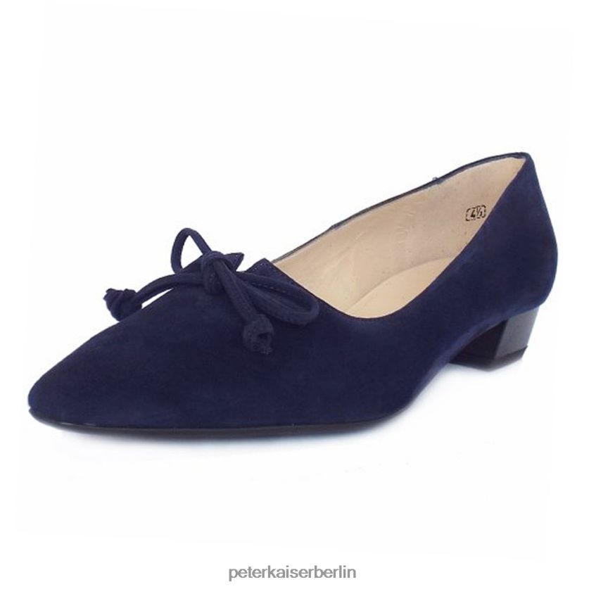 8V264D29 Peter Kaiser Lizzy-Pumps marineblaues Wildleder Frauen Schuhwerk