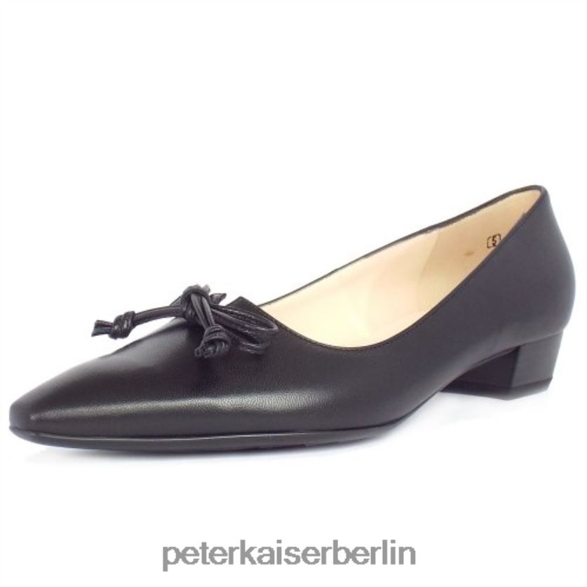 8V264D30 Peter Kaiser Lizzy-Pumps schwarzes Leder Frauen Schuhwerk