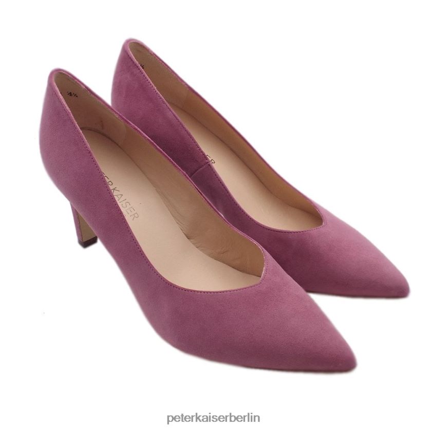 8V264D32 Peter Kaiser Elfi klassische Pumps Cassis-Wildleder Frauen Schuhwerk