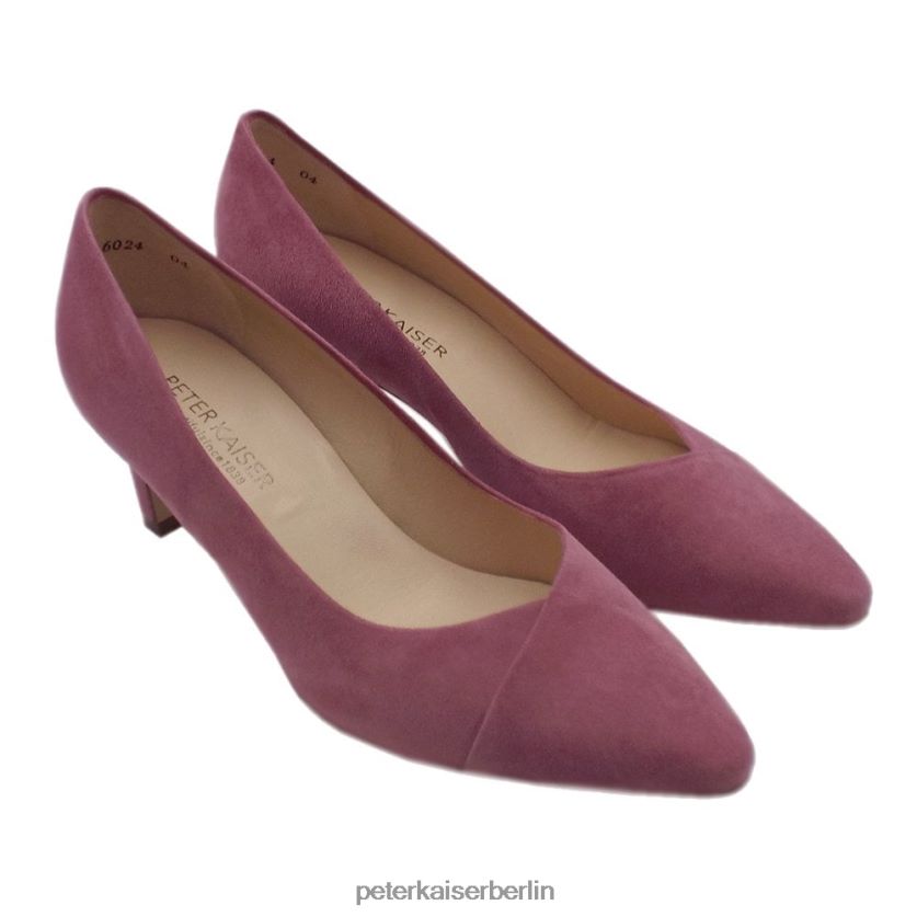 8V264D33 Peter Kaiser Maike klassische Pumps Cassis-Wildleder Frauen Schuhwerk