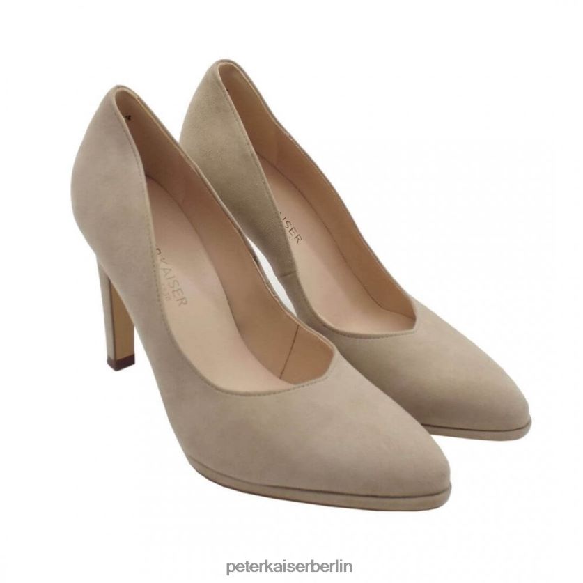 8V264D41 Peter Kaiser Herdi Stiletto-Pumps Sand-Wildleder Frauen Schuhwerk