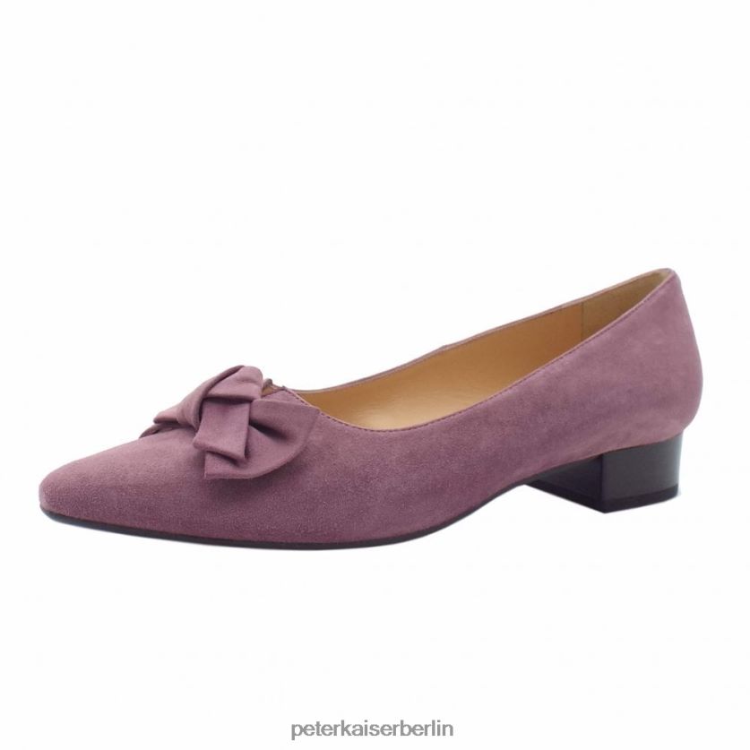 8V264D47 Peter Kaiser Erina-Pumps mit niedrigem Absatz Woodrose-Wildleder Frauen Schuhwerk
