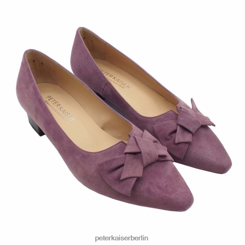 8V264D47 Peter Kaiser Erina-Pumps mit niedrigem Absatz Woodrose-Wildleder Frauen Schuhwerk