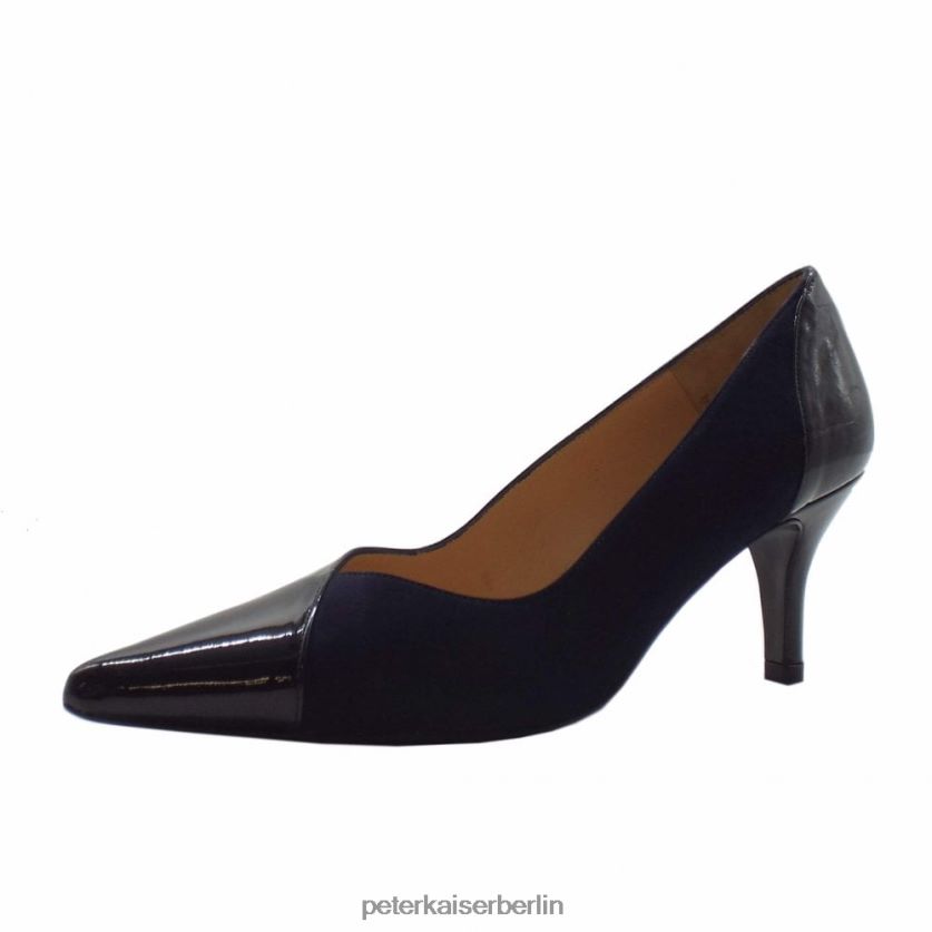 8V264D49 Peter Kaiser Stilvolle Pumps aus Lackleder und Wildleder von Brin Marinemischung Frauen Schuhwerk