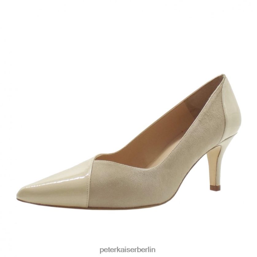 8V264D50 Peter Kaiser Stilvolle Pumps aus Lackleder und Wildleder von Brin Sandmischung Frauen Schuhwerk