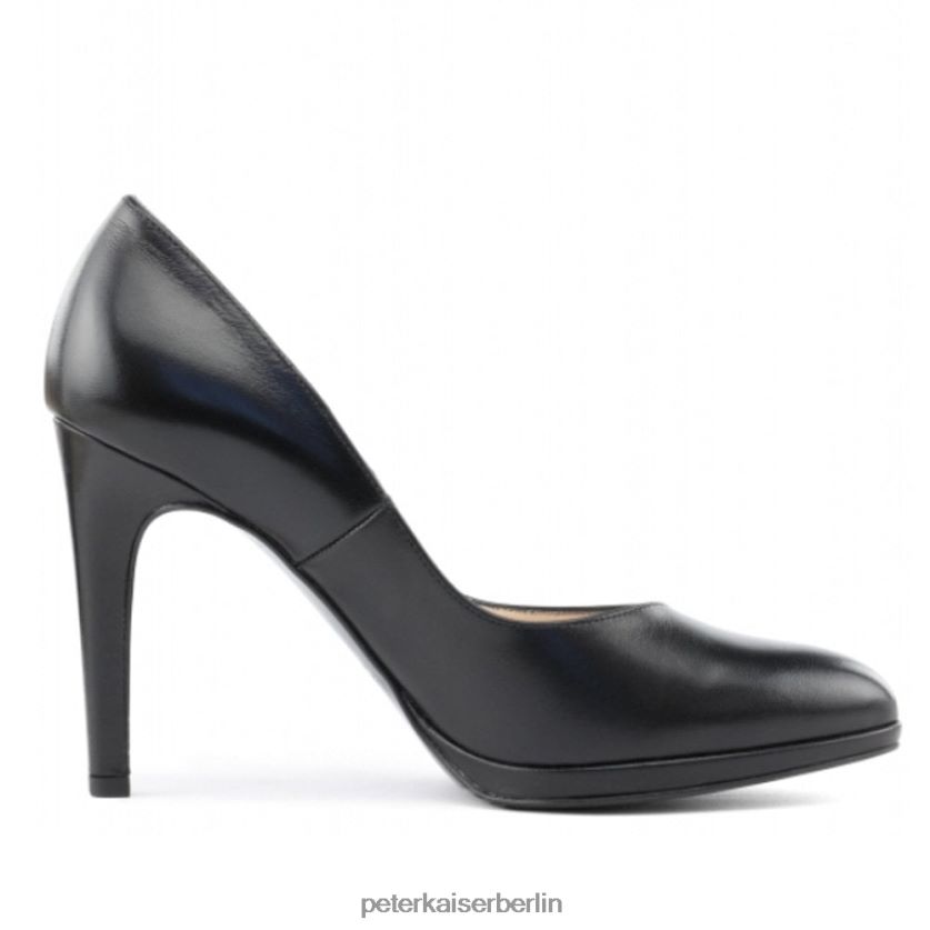 8V264D62 Peter Kaiser Herdi Stiletto-Pumps schwarzes Leder Frauen Schuhwerk