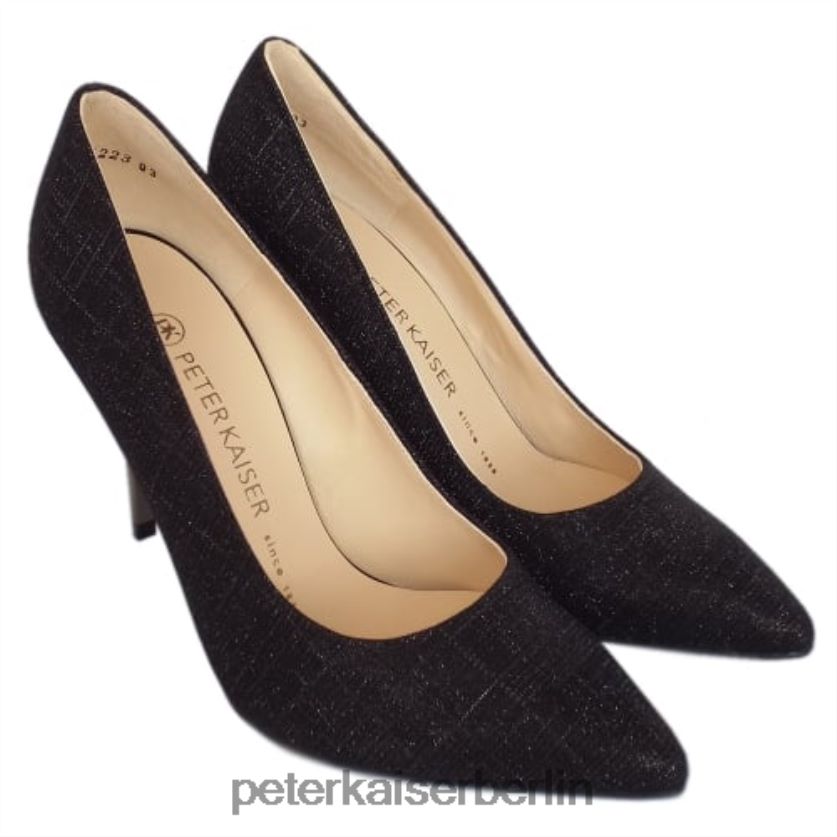8V264D69 Peter Kaiser Atena Stiletto-Pumps schwarzer Schimmer Frauen Schuhwerk