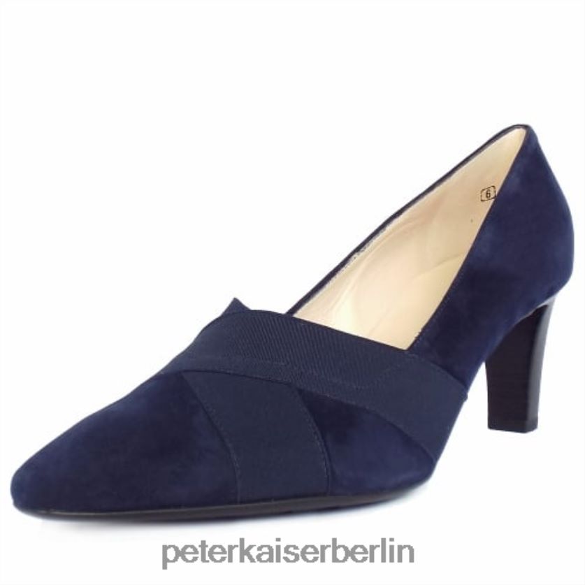 8V264D70 Peter Kaiser Malana Notte Marineblaue Wildleder-Pumps mit mittlerem Absatz Notte Wildleder Frauen Schuhwerk