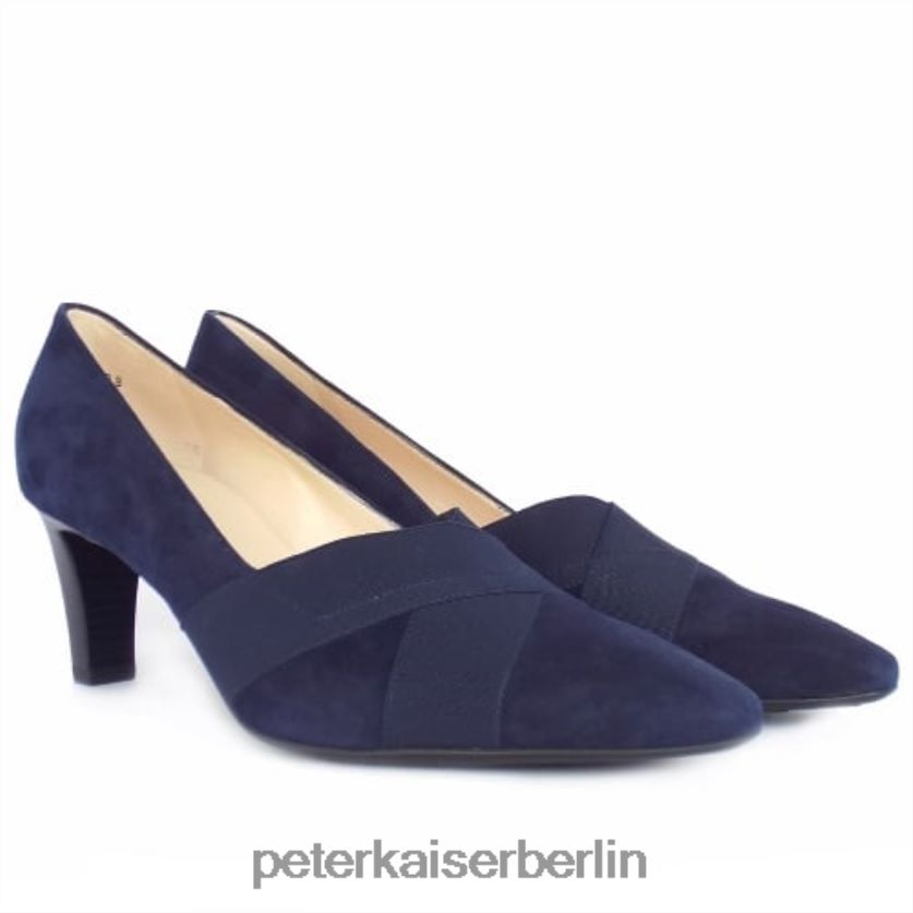 8V264D70 Peter Kaiser Malana Notte Marineblaue Wildleder-Pumps mit mittlerem Absatz Notte Wildleder Frauen Schuhwerk