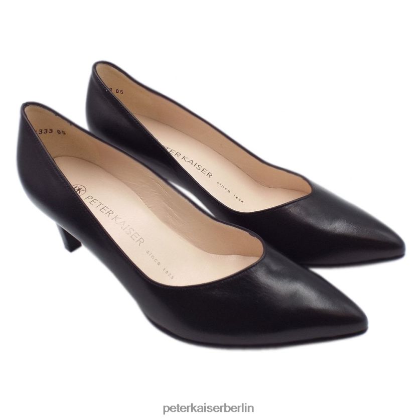 8V264D75 Peter Kaiser Nura klassische Pumps schwarzes Leder Frauen Schuhwerk