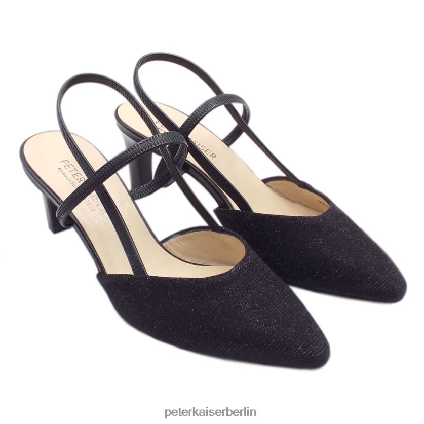 8V264D85 Peter Kaiser Mitty-a elegante Slingback-Pumps schwarzer Schimmer Frauen Schuhwerk
