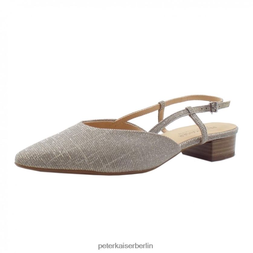8V264D37 Peter Kaiser aina-ex elegante Sandalen mit niedrigem Absatz Sandschimmer Frauen Schuhwerk
