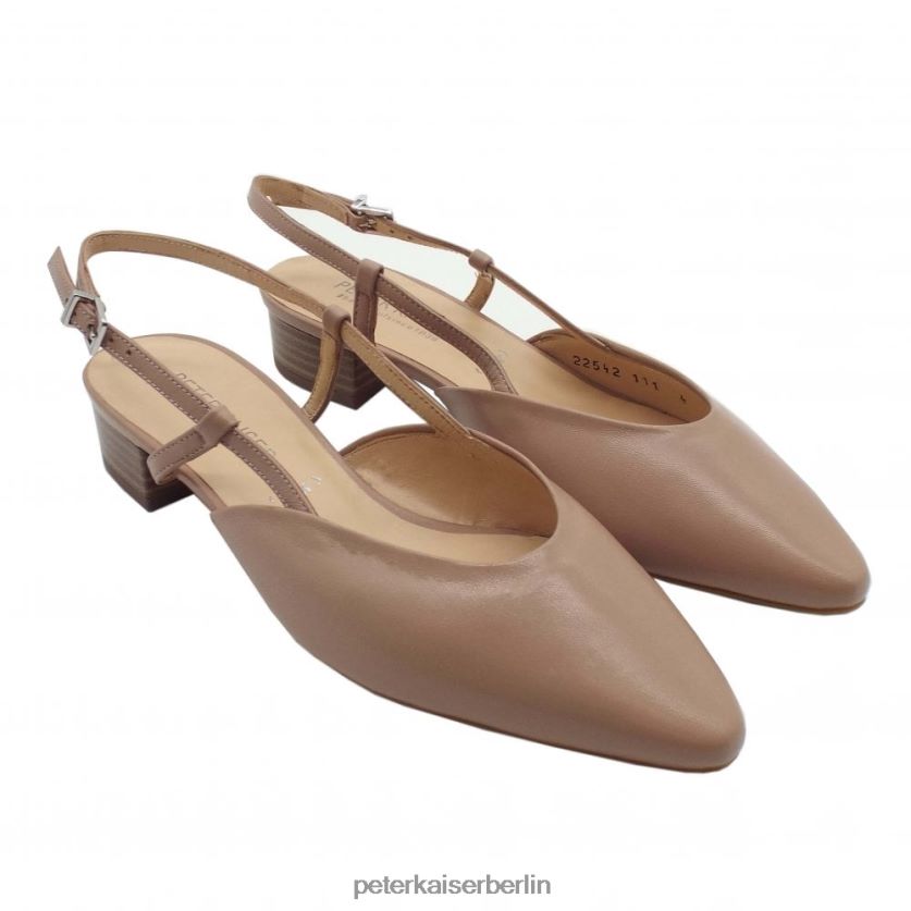8V264D39 Peter Kaiser aina-ex elegante Ledersandalen mit niedrigem Absatz mauve Frauen Schuhwerk