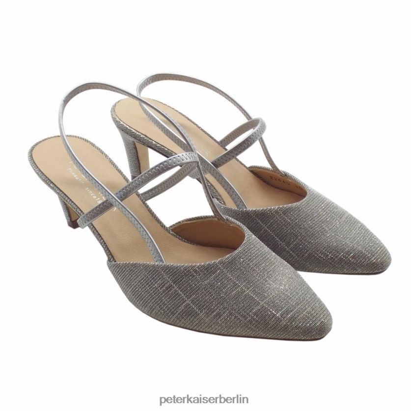 8V264D55 Peter Kaiser Mitty-a elegante Sandalen silberner Schimmer Frauen Schuhwerk